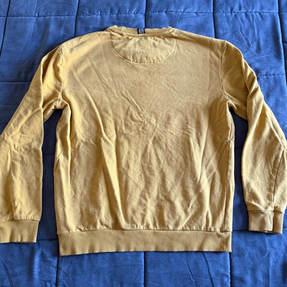 Denim & Flower Mustard V-Neck Sweater Size medium - Picture 6 of 6